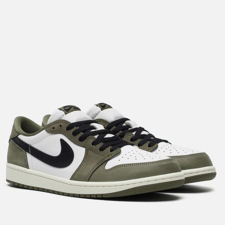 Мужские кроссовки Jordan Air Jordan 1 Retro Low OG, цвет оливковый