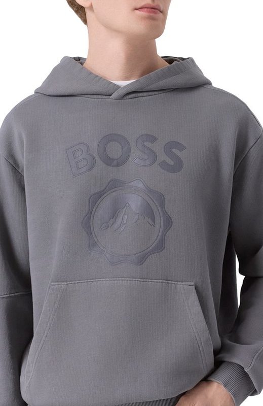 Хлопковое худи BOSS Orange 5