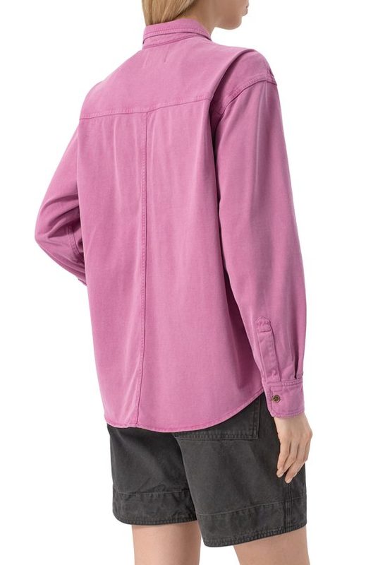 Хлопковая рубашка Isabel Marant Etoile 4