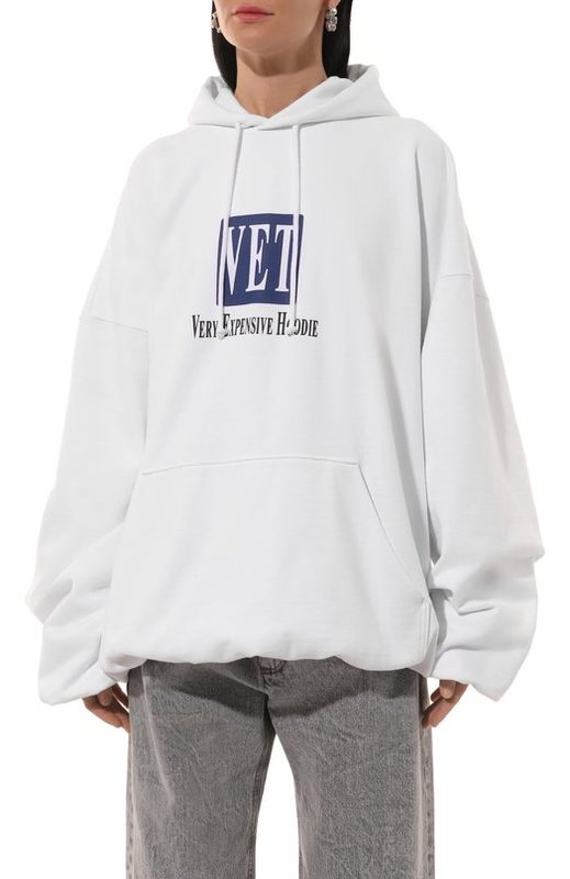 Хлопковое худи VETEMENTS 3