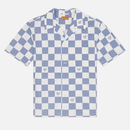 Мужская рубашка Human Made Plaid, цвет голубой