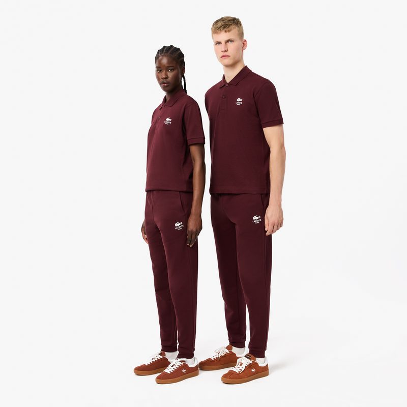 Спортивные хлопковые брюки Lacoste унисекс