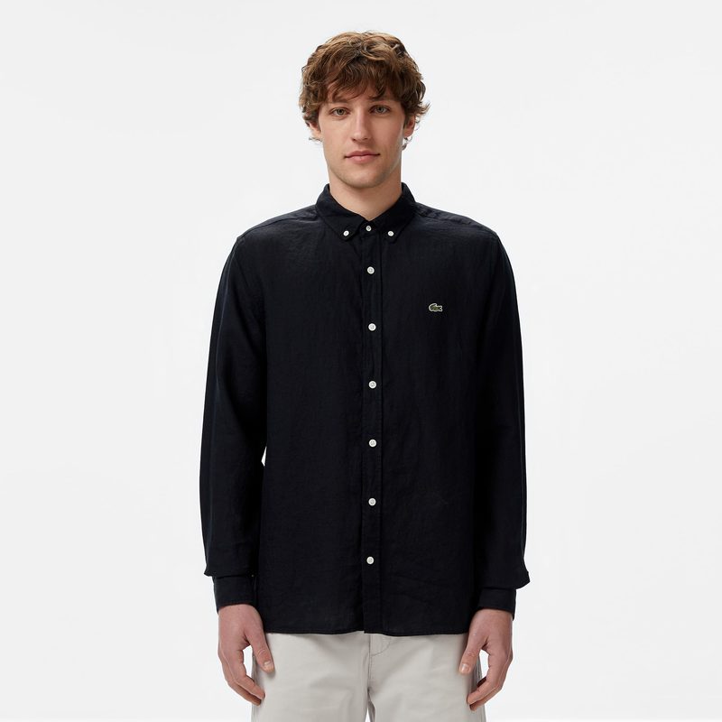 Мужская льняная рубашка Lacoste