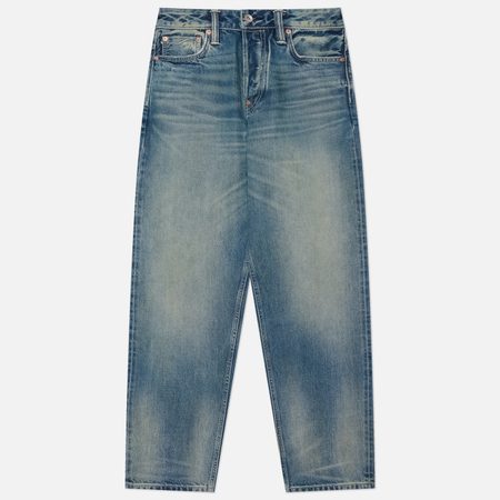 Мужские джинсы Evisu Heritage 7-Pocket Washed Daicock Shadow, цвет голубой