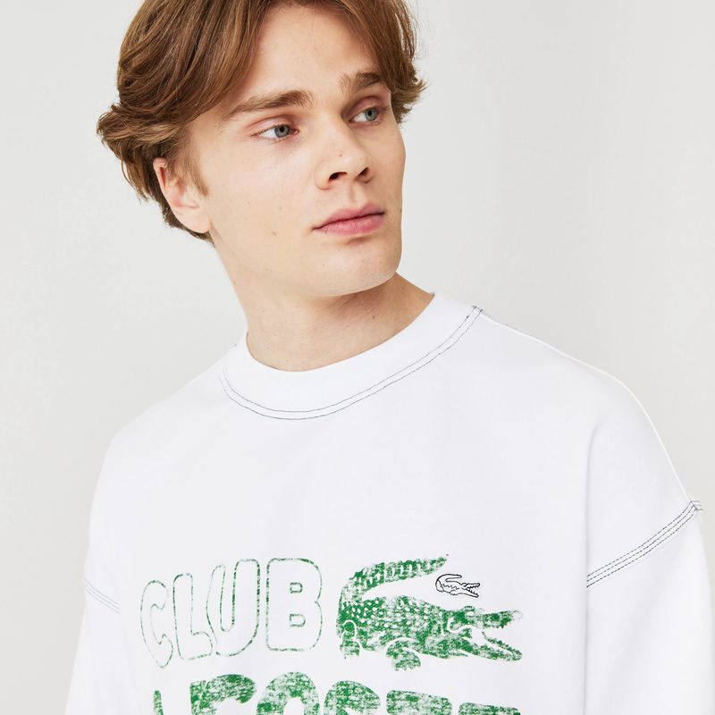 Мужской свитшот Lacoste свободного кроя 5