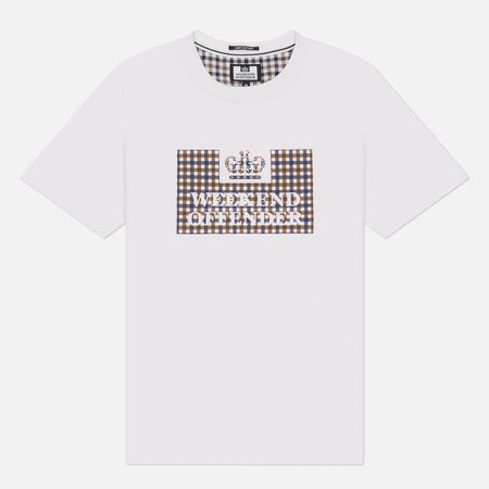 Мужская футболка Weekend Offender Shevchenko SS26, цвет белый