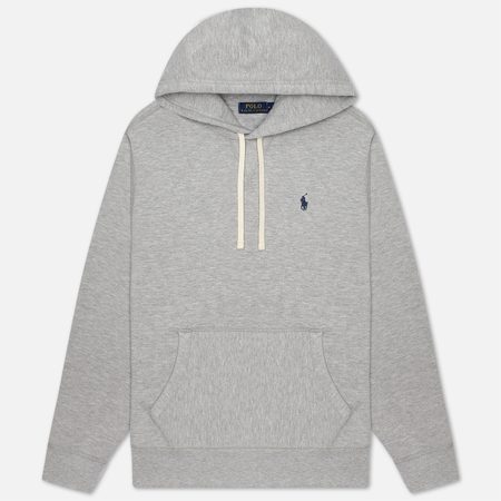 Мужская толстовка Polo Ralph Lauren Embroidered Pony Fleece Hoodie, цвет серый
