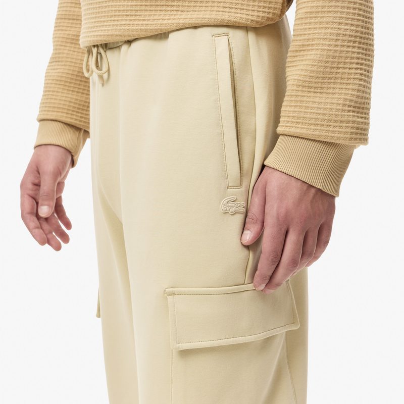 Мужские хлопковые спортивные брюки Lacoste стандартного кроя 4