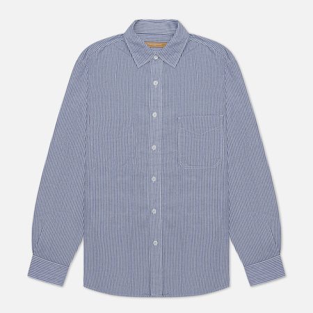 Мужская рубашка FrizmWORKS OG Stripe Seersucker, цвет голубой