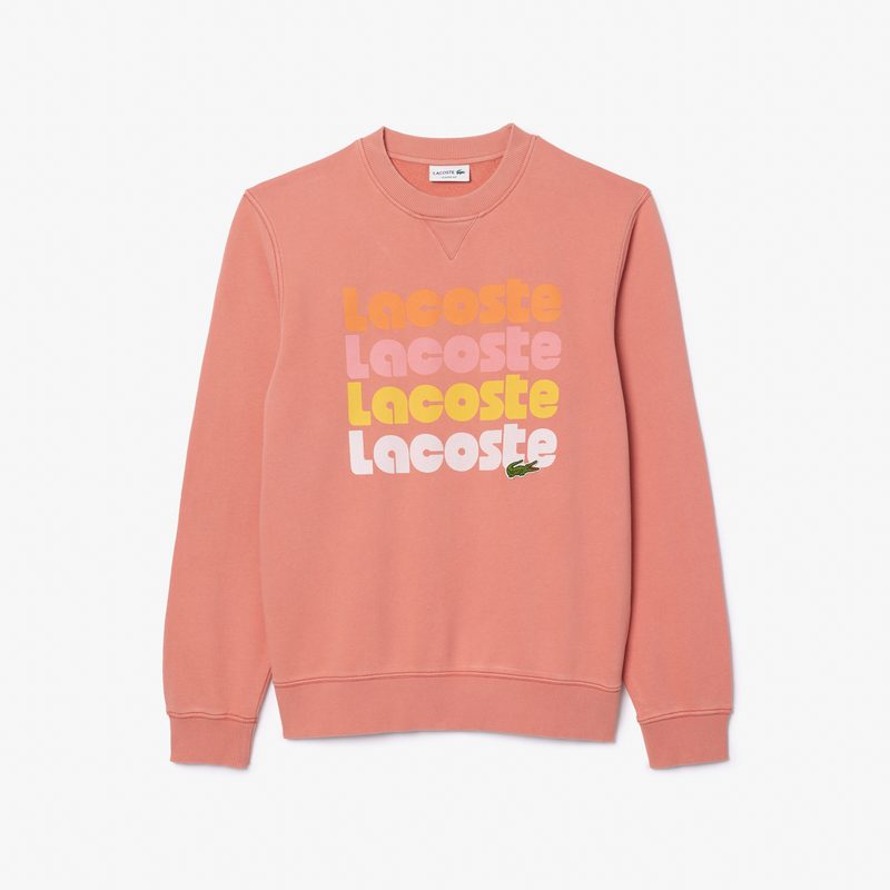 Мужской флисовый свитшот Lacoste с принтом 5