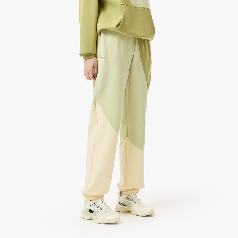 Женские хлопковые спортивные брюки Lacoste оверсайз 3