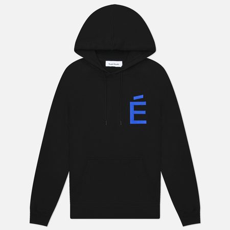 Мужская толстовка Etudes Studio Loose Hoodie Big E Blue, цвет чёрный