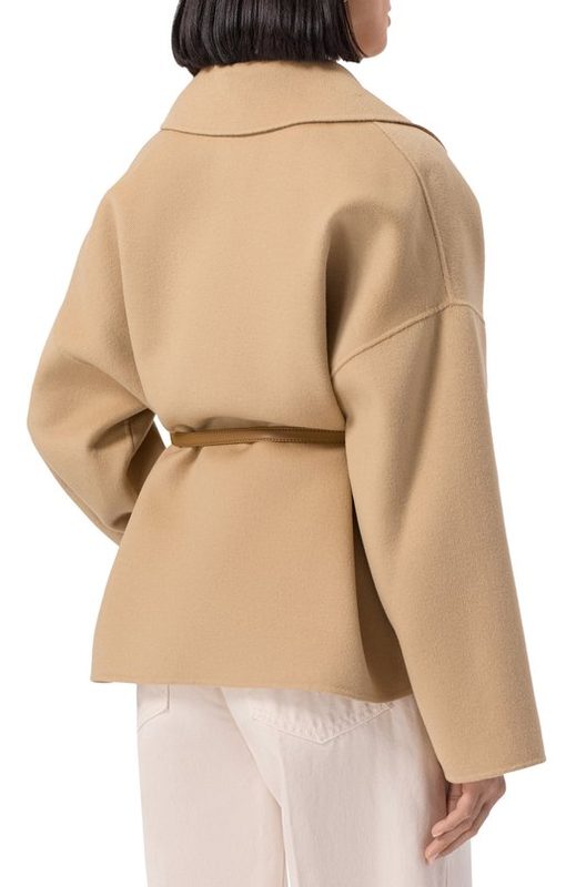 Полупальто из шерсти и кашемира Max Mara Studio 4