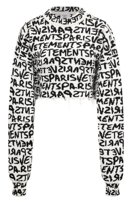 Шерстяной свитер VETEMENTS