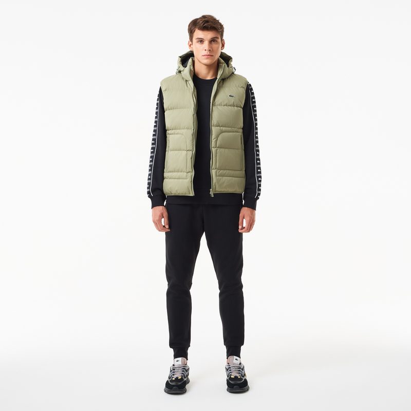 Мужской утеплённый жилет Lacoste с капюшоном 5