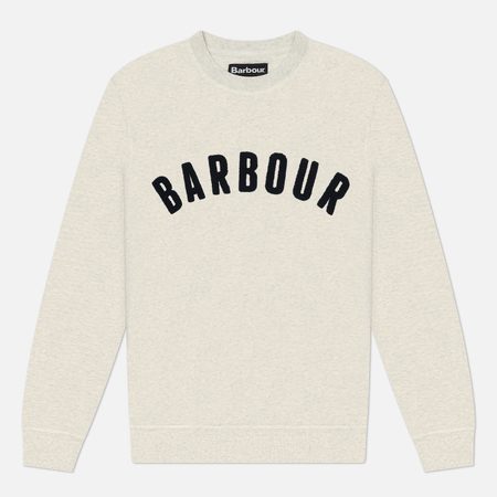 Мужская толстовка Barbour Prep Logo Crew, цвет бежевый