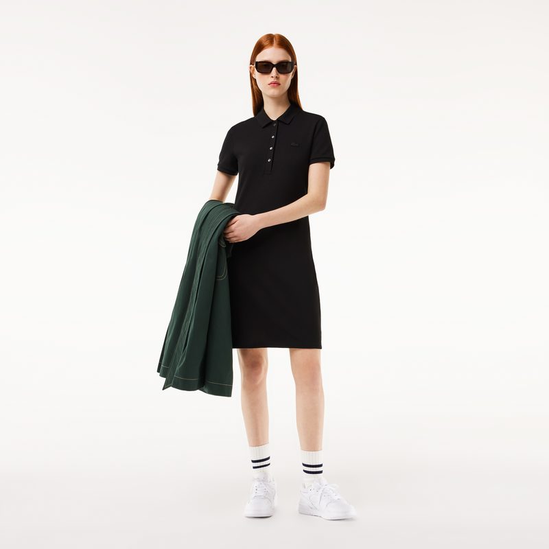 Женское платье-поло Lacoste приталенного кроя 4