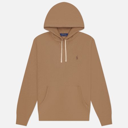 Мужская толстовка Polo Ralph Lauren Embroidered Pony Fleece Hoodie, цвет коричневый