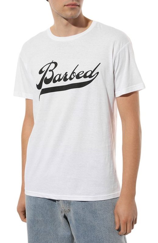 Хлопковая футболка Barbed 3