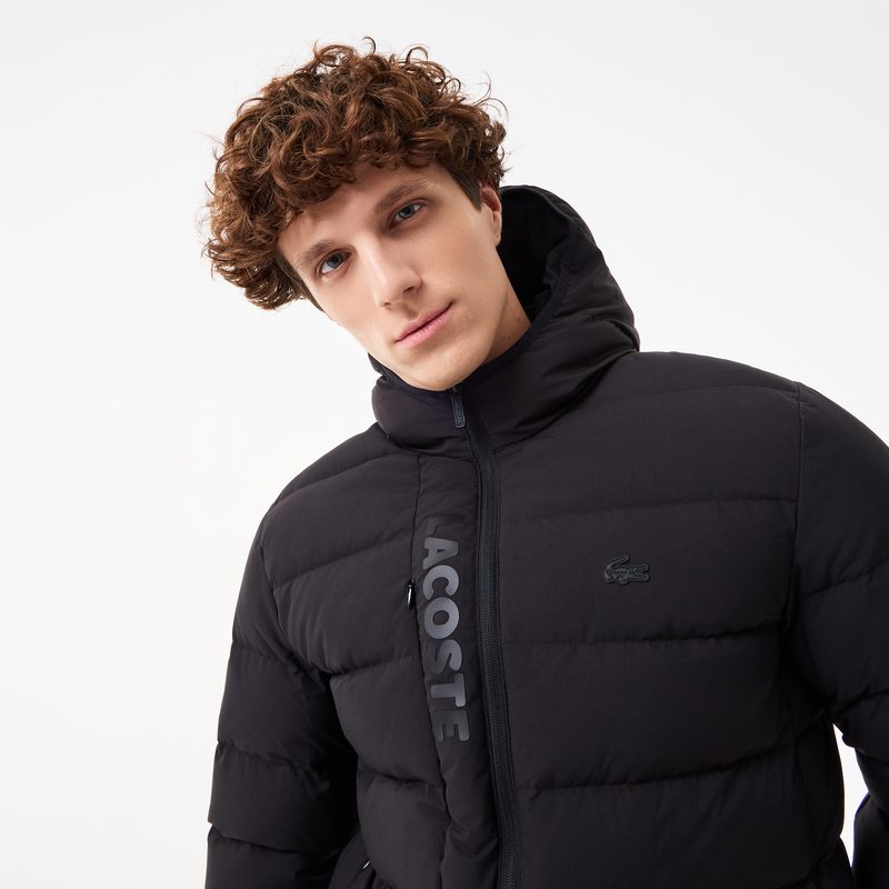 Мужская куртка-бомбер Lacoste на молнии из хлопка 3