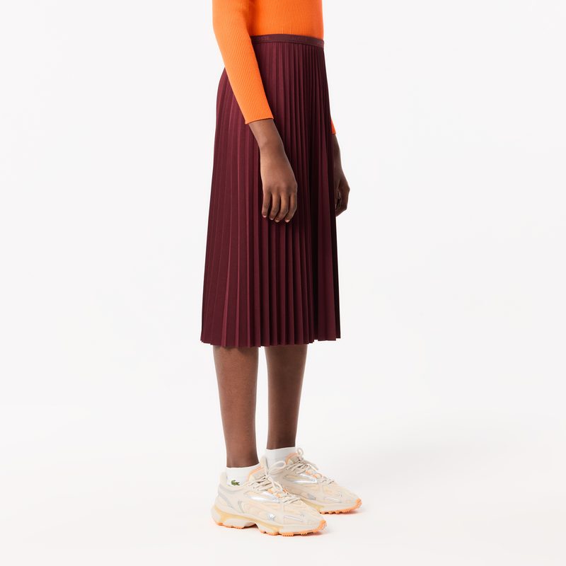 Женская плиссированная юбка Lacoste 4