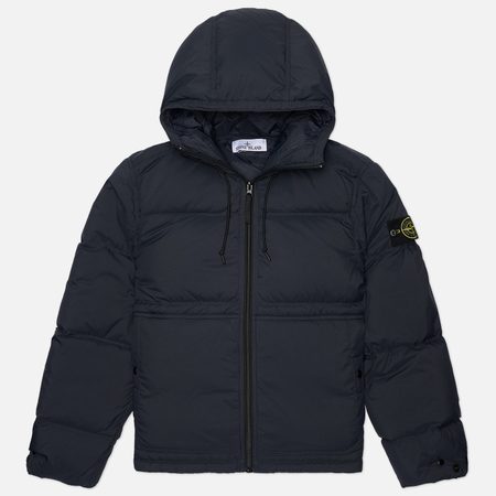 Мужской пуховик Stone Island Matt Ripstop Cordura Advanced Fabrics, цвет синий