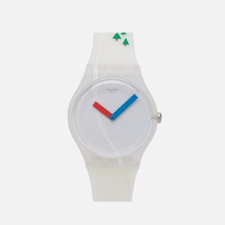 Наручные часы Swatch T'Schuss, цвет белый