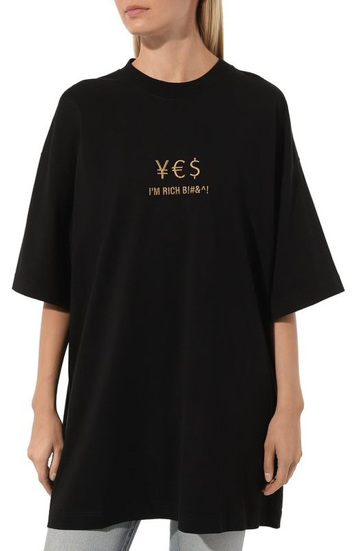 Хлопковая футболка VETEMENTS 3
