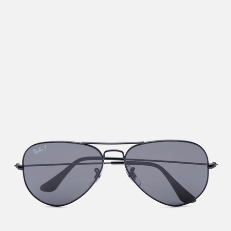 Солнцезащитные очки Ray-Ban Aviator Polarized, цвет чёрный