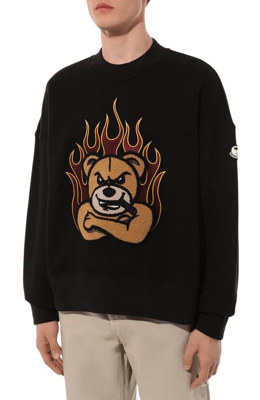 Хлопковый свитшот Moncler Genius x Palm Angels Moncler Genius 3