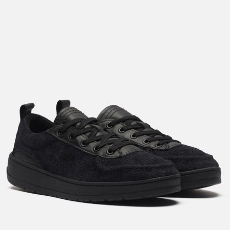 Мужские кроссовки Lacoste Umpire Leather, цвет чёрный