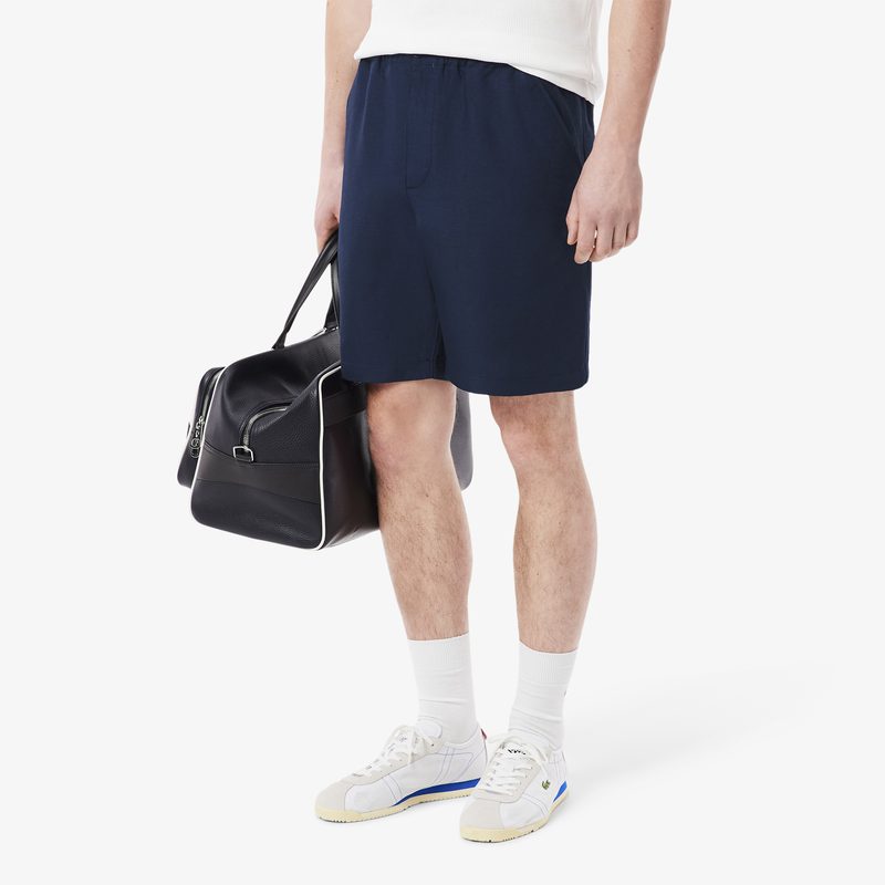 Мужские шорты Lacoste из смеси льна и вискозы 4