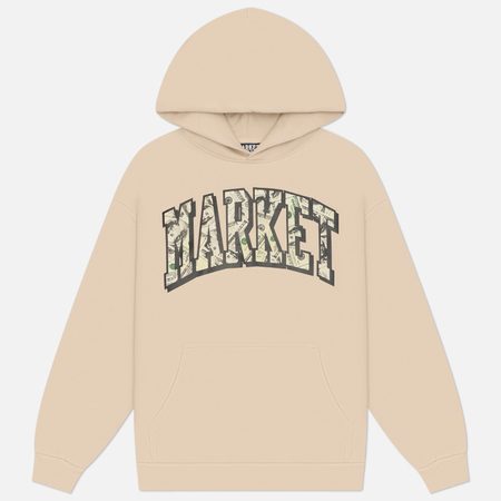 Мужская толстовка MARKET Money Arc Hoodie, цвет бежевый