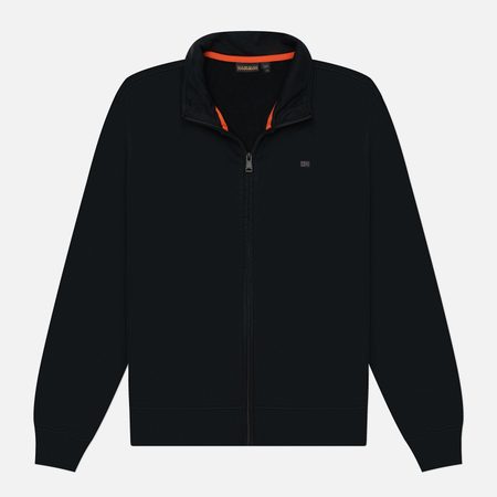 Мужская толстовка Napapijri Nedles French Terry Full-Zip, цвет чёрный