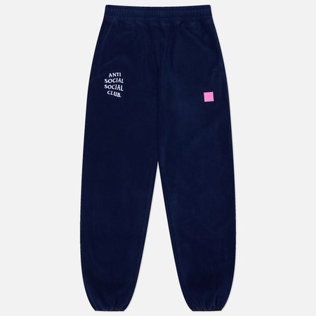 Мужские брюки Anti Social Social Club Polar Fleece, цвет синий