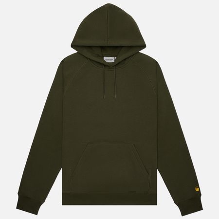Мужская толстовка Carhartt WIP Hooded Chase, цвет оливковый