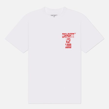 Мужская футболка Carhartt WIP Blocks, цвет белый