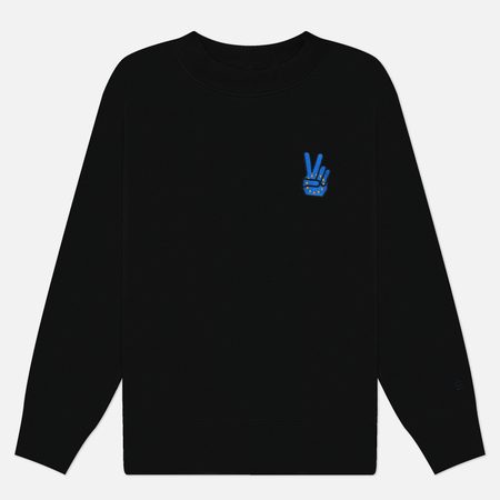 Мужская толстовка Etudes Studio National Crew Peace Hand, цвет чёрный