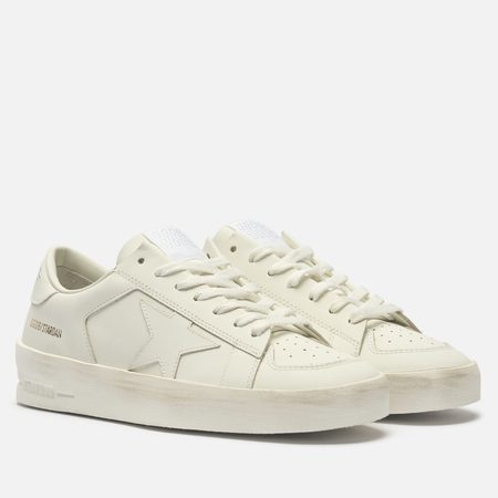 Женские кроссовки Golden Goose Stardan Leather Star, цвет белый