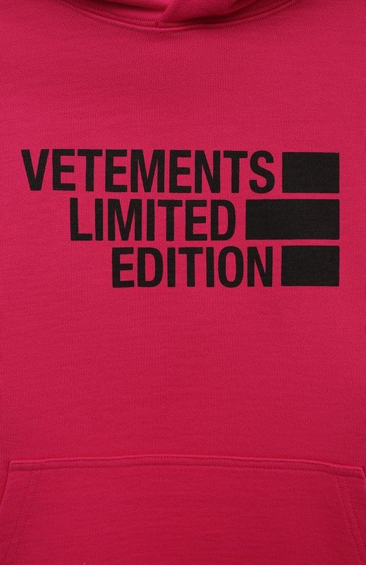 Хлопковое худи VETEMENTS 3