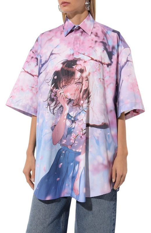 Хлопковая рубашка VETEMENTS 3