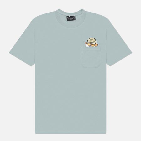 Мужская футболка RIPNDIP Nermal S Thompson Pocket, цвет голубой