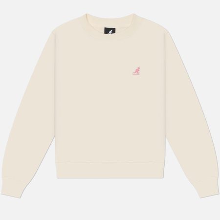 Женская толстовка Kangol Diagonal Lettering, цвет бежевый