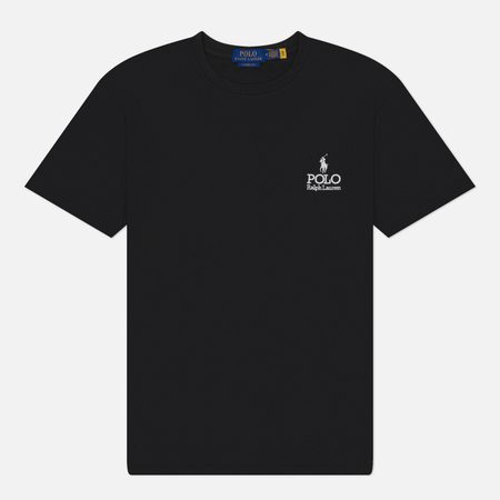 Мужская футболка Polo Ralph Lauren Crew Neck Classic Fit, цвет чёрный