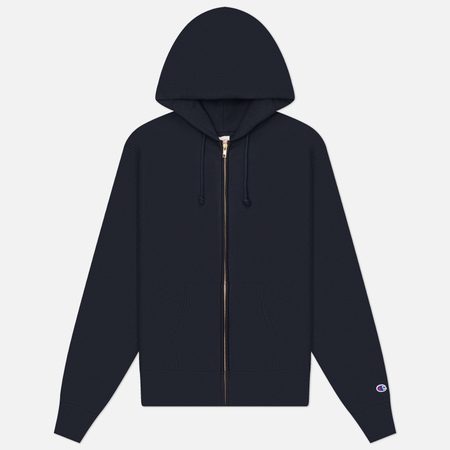 Мужская толстовка Champion Reverse Weave Pinnacle Fleece Reverse Weave Full-Zip Hoodie, цвет синий