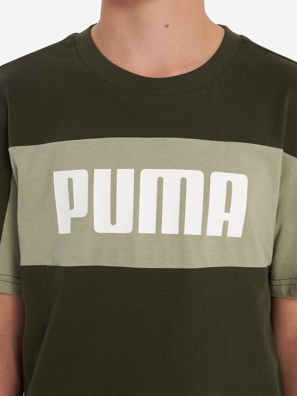 Футболка для мальчиков PUMA Block, Зеленый 5
