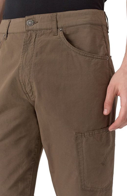Брюки из хлопка и шелка Dondup 5