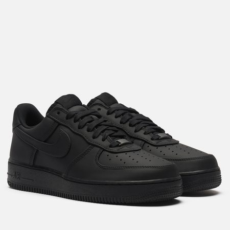 Кроссовки Nike Air Force 1 Low Retro Premium, цвет чёрный