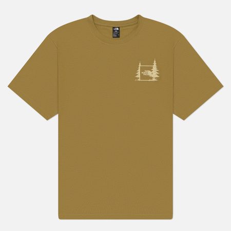 Мужская футболка The North Face Camping Relaxed, цвет оливковый