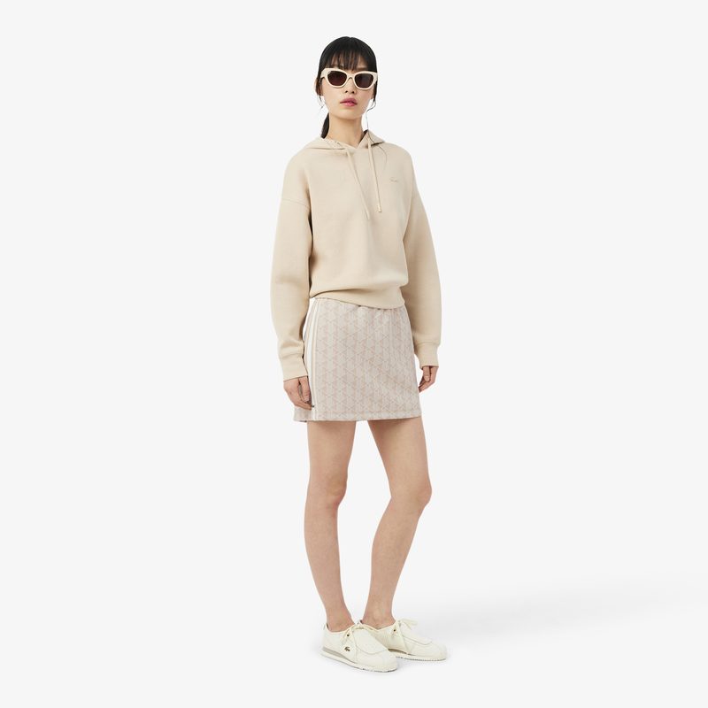 Жаккардовая юбка Lacoste с монограммой
